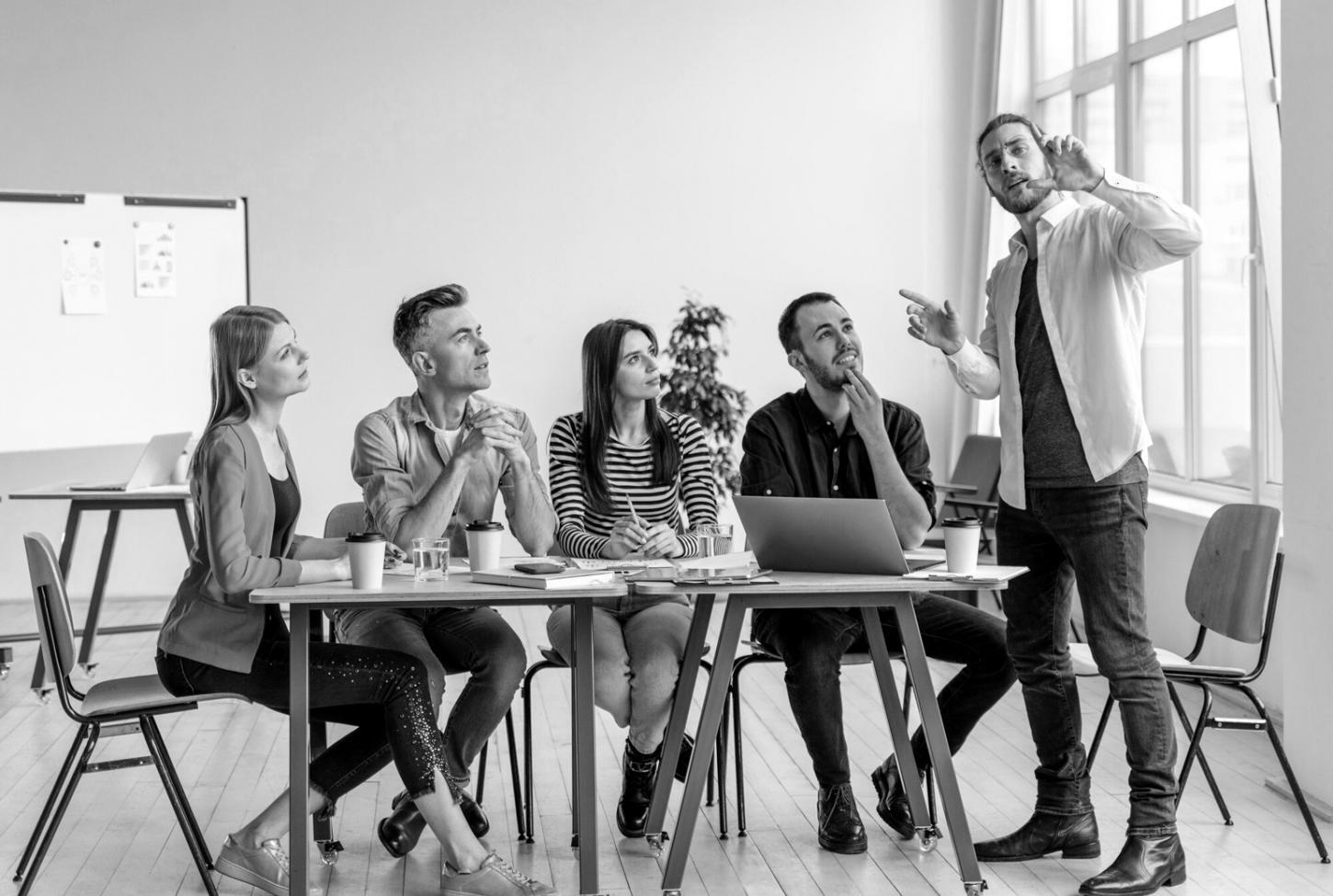 Espacio de trabajo colaborativo con emprendedores digitales